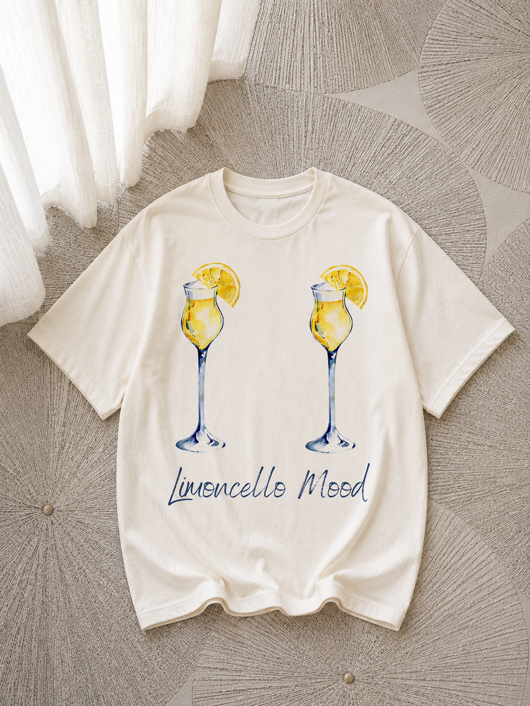 Koszulka oversize „Limoncello Nights”