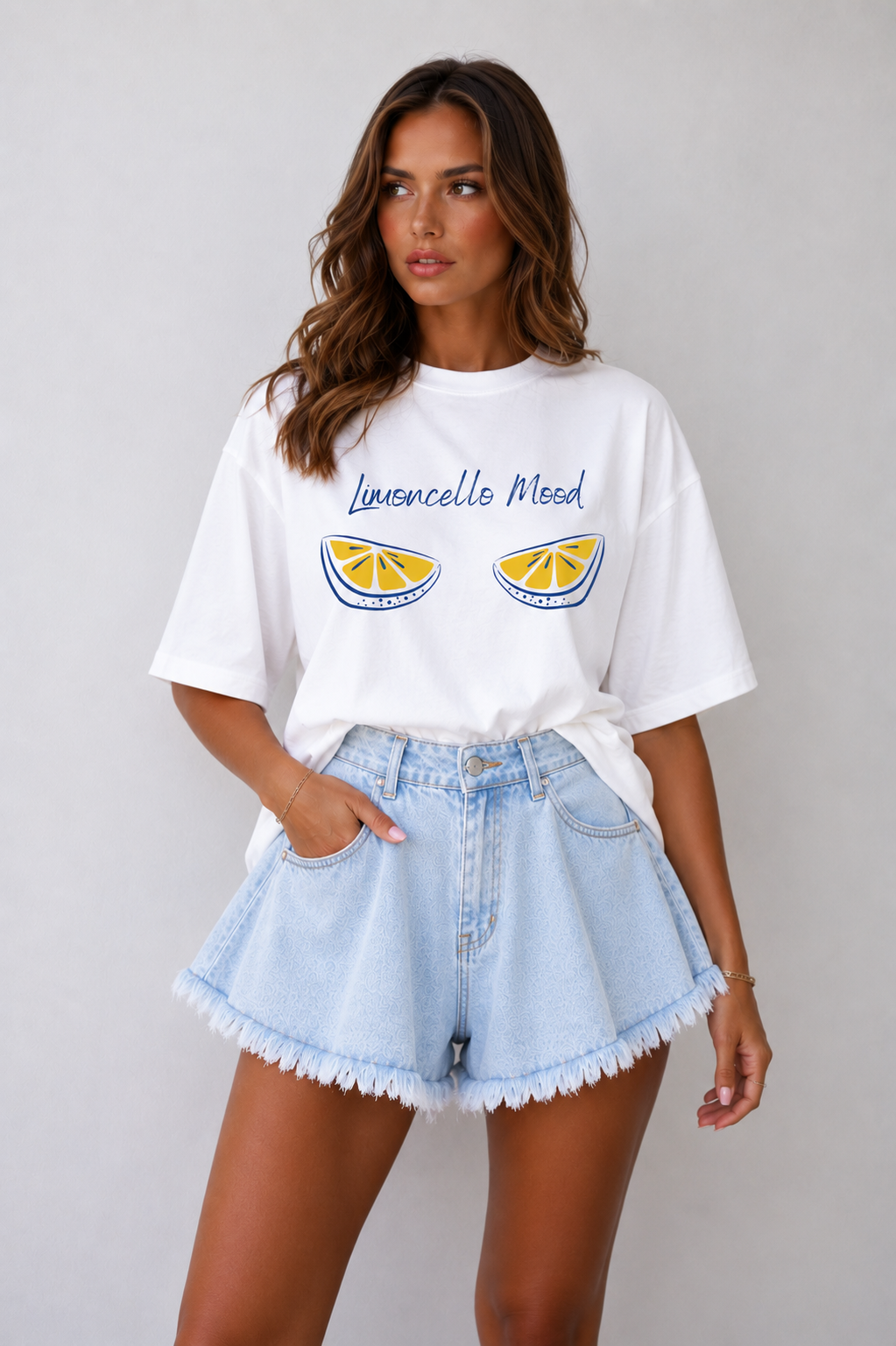 Koszulka oversize „Positano Dream” - obrazek 2