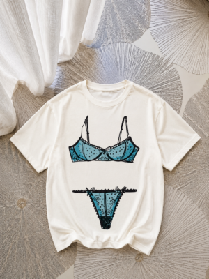 Koszulka oversize „Sapphire Intimates”