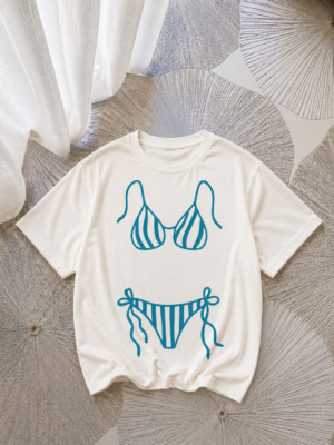 Koszulka oversize „Ocean Bikini Club”